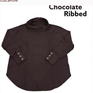 New LLR Large Chocolate Waffle Aubrey sweater
